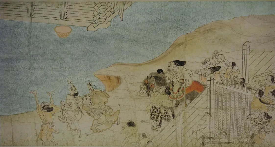 信貴山縁起絵巻 飛倉